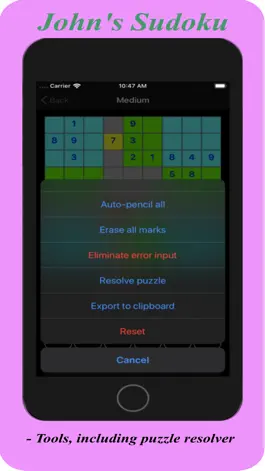 Game screenshot John’s Sudoku hack