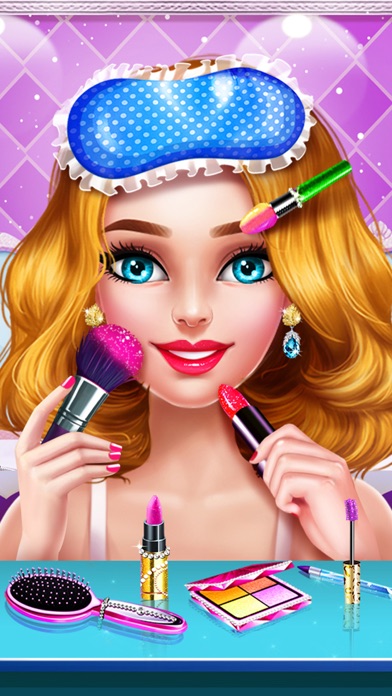 How to cancel & delete Pajamas Party - Princess Makeup from iphone & ipad 1