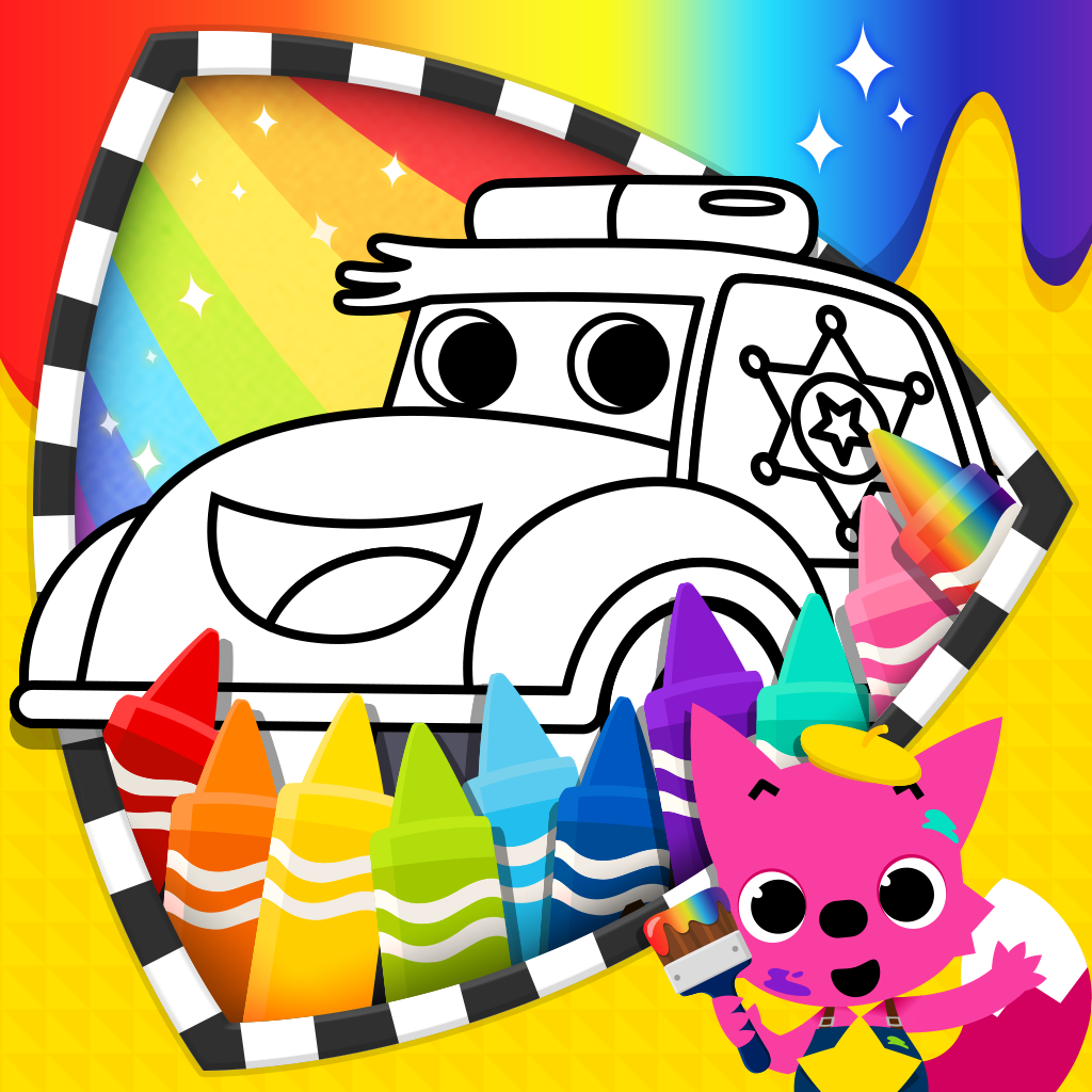 Get Cars Coloring Book PINKFONG for iOS, iPhone, iPad Aso Report