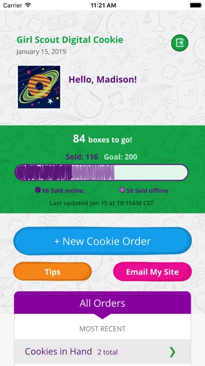 Digital Cookie Mobile App