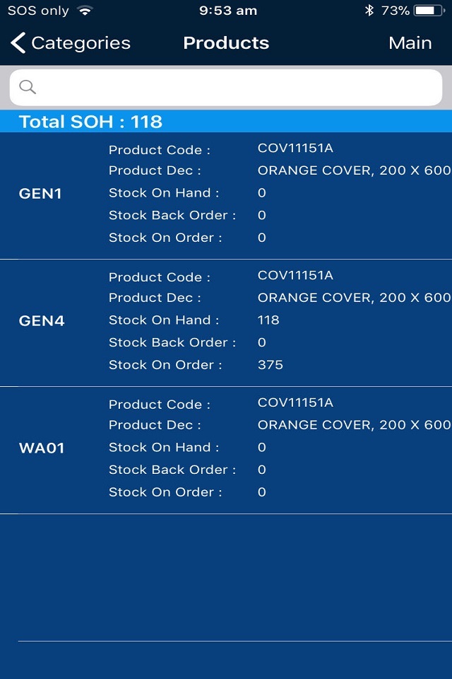 IPD Warehouse Stock Finder screenshot 3