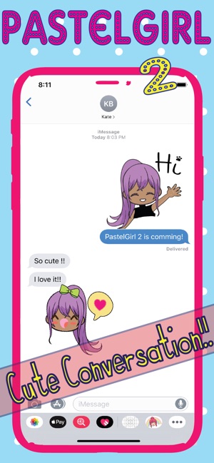 Pastel Girl #2 Stickers(圖3)-速報App