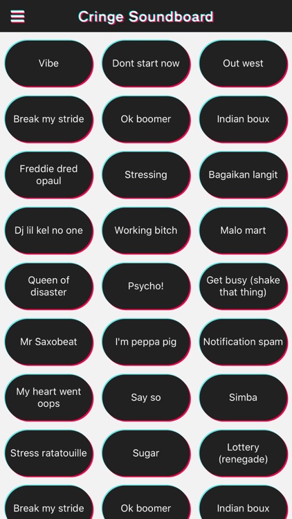 Cringe Soundboard