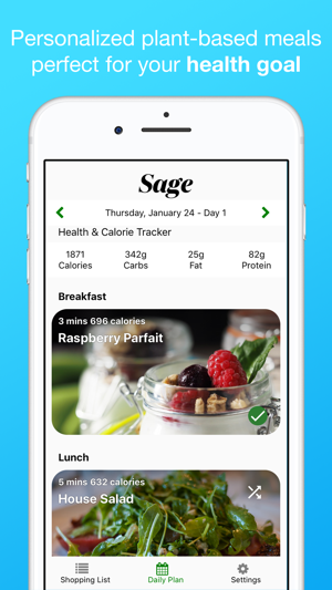 Sage Healthy Meal Plan(圖1)-速報App