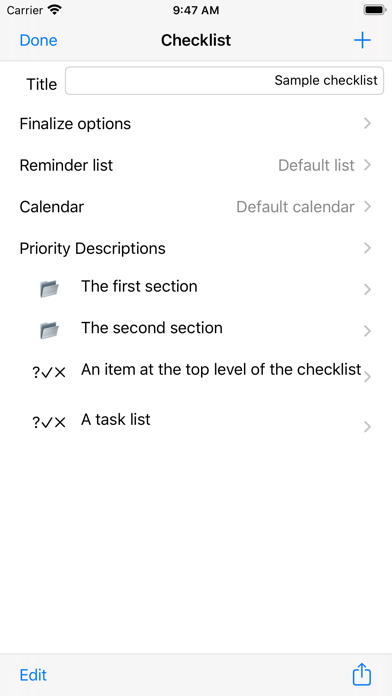 How to cancel & delete RDO Checklist from iphone & ipad 1