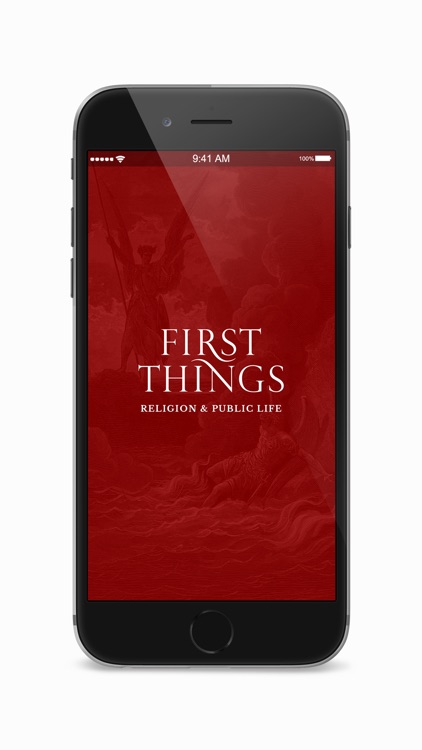 First Things