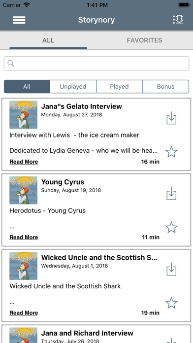 Storynory - Audio Stories for Kids Screenshot 2