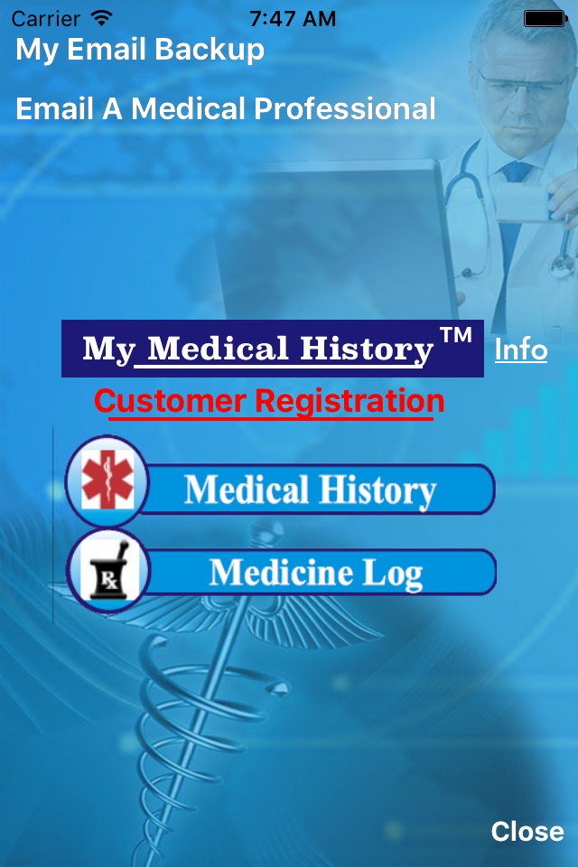 My Medical History screenshot 2