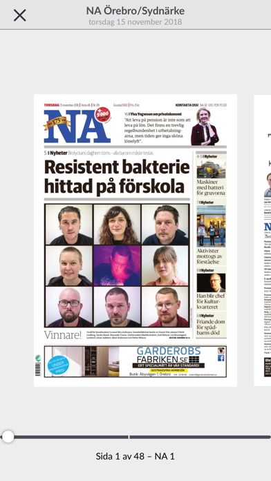 NA e-tidning screenshot 3