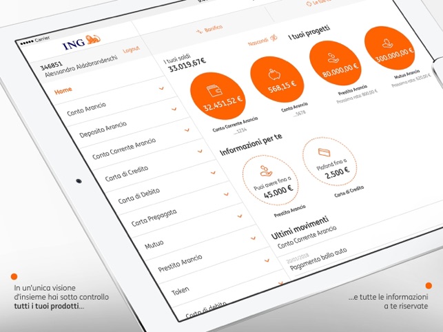 SCARICA APP CONTO ARANCIO