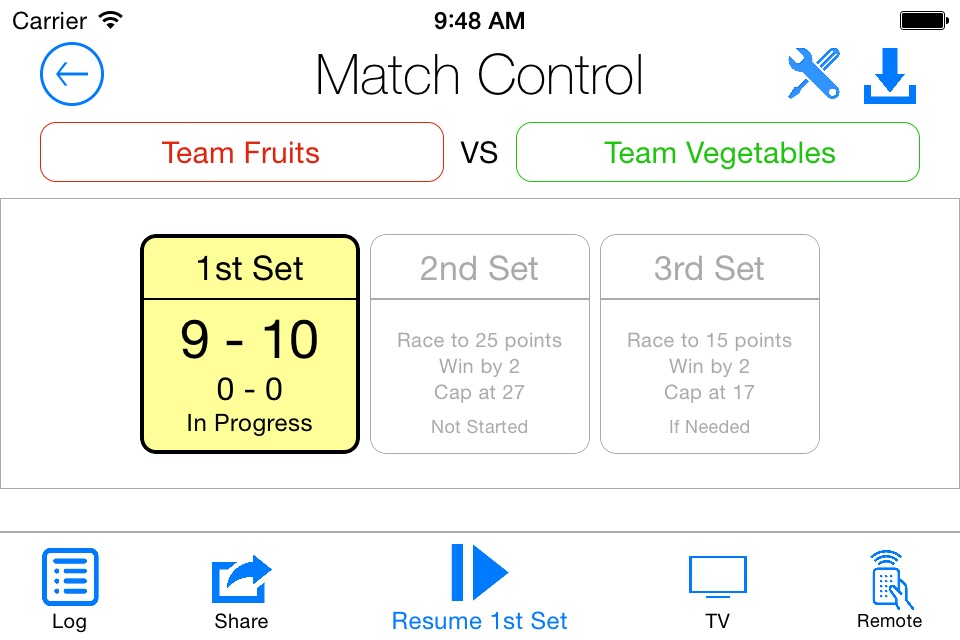 Volleyball Scoreboard: screenshot 3