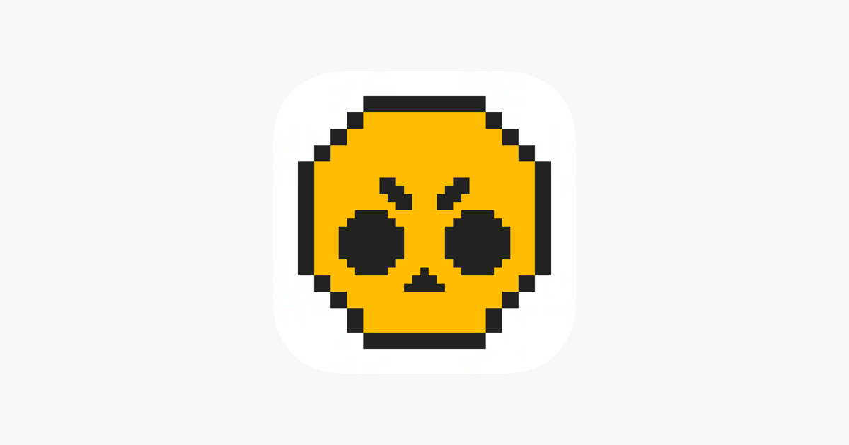 pixel art logo brawl stars