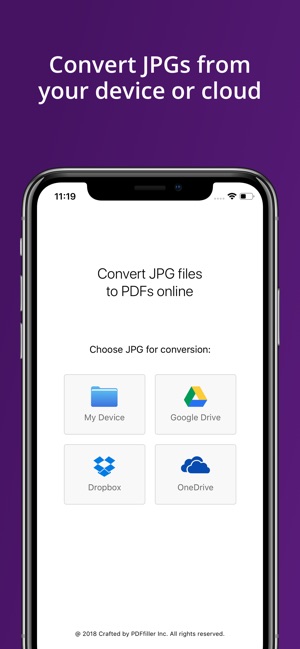 Alto PDF: convert JPG to PDF