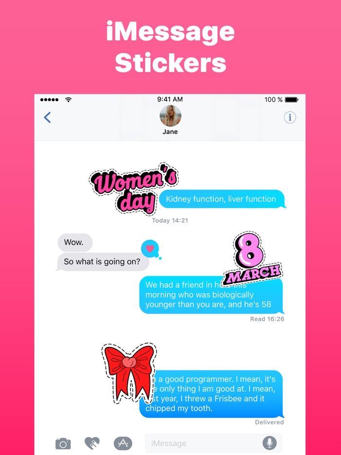 Womens Day Countdown Stickers