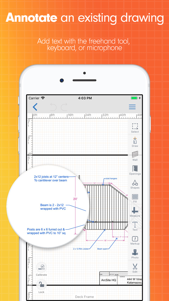 Arcsite Floor Plans And Cad App For Iphone Free Download Arcsite Floor Plans And Cad For Ipad Iphone At Apppure