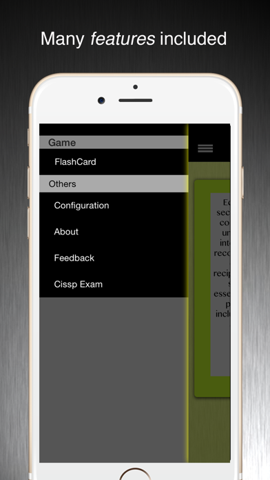 How to cancel & delete CISSP® Flashcard from iphone & ipad 2