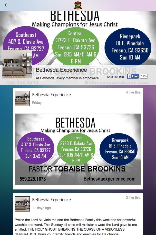 The Bethesda Churches screenshot 2
