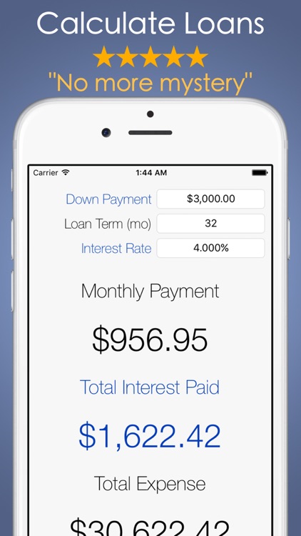 Car Payment Calculator Mobile