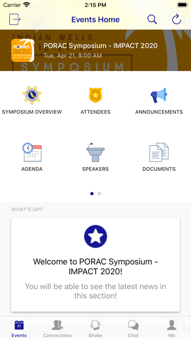 PORAC Events screenshot 3