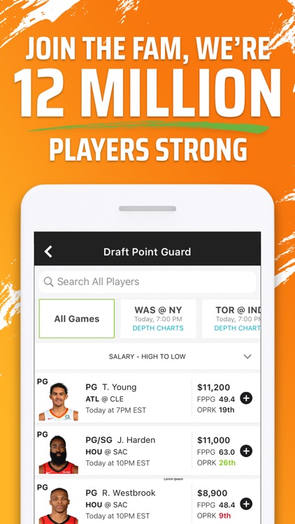 DraftKings Fantasy Sports screenshot-0