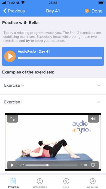 AudioFysio Lower Back Pain App screenshot-8