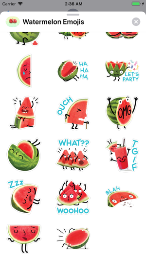 Watermelon Emojis(圖4)-速報App