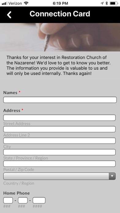 Restoration Church Bedford screenshot 3