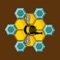 Destroy all obstacles in your path to collect more pollen for your colony,