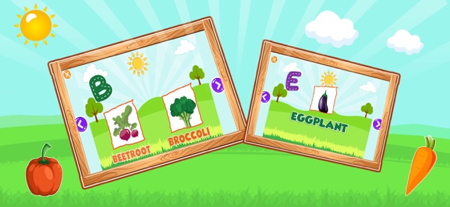 Learn ABC Vegetables Alphabet(圖1)-速報App