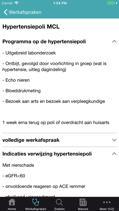 Werkafspraken MCC Leeuwarden screenshot 3