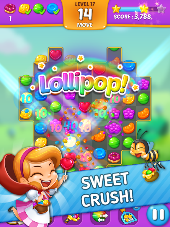 Lollipop: Sweet Taste Match3 для iPad