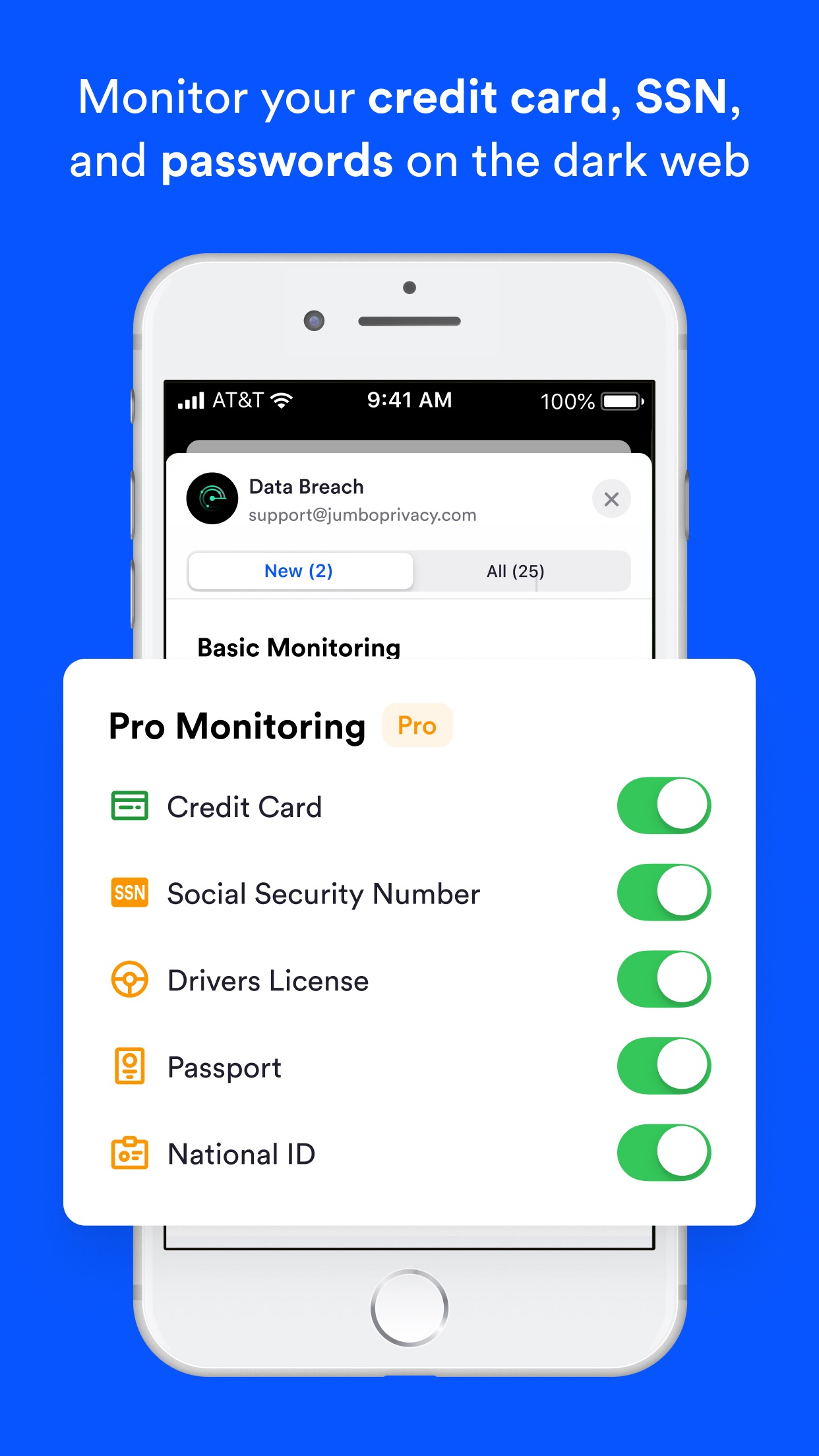 Screenshot do app Jumbo: Privacy + Security
