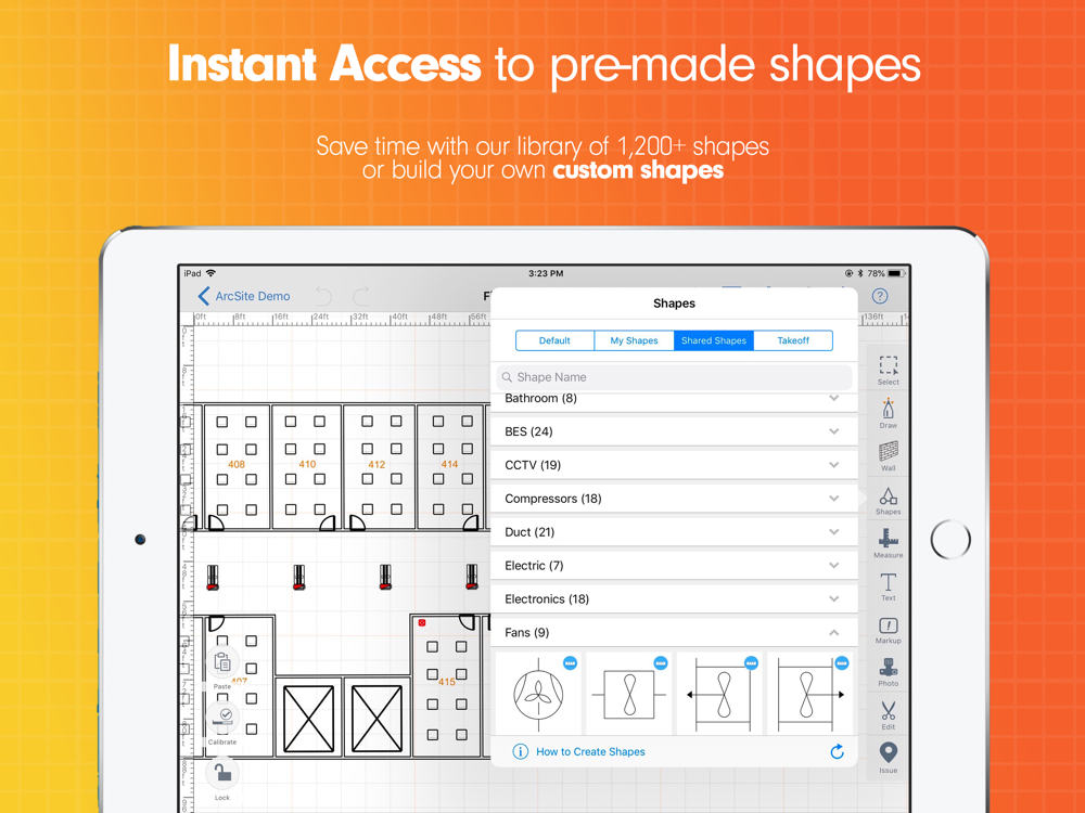 ArcSite Floor Plans And CAD Free Download App For IPhone - STEPrimo.com