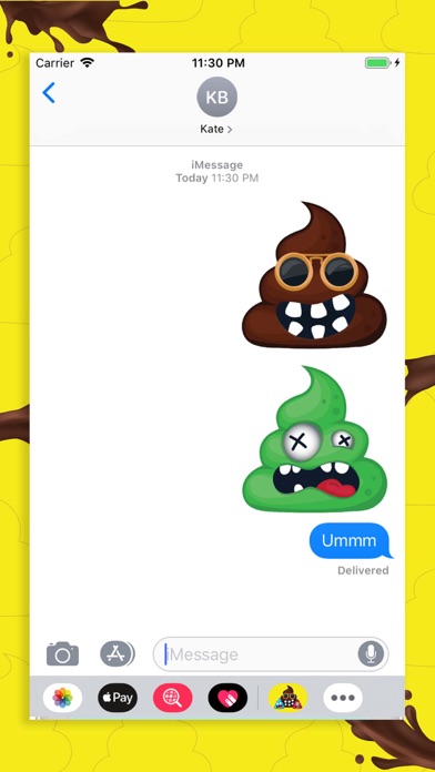 Monster Poopy Emoji screenshot 2