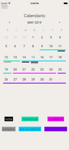 Screenshot 4 Lunar ama tu ritmo iphone