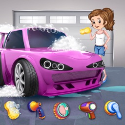 Girls Car Wash Workshop Game