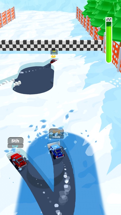 Snow Race 3D! screenshot-3