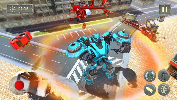 Spider Hero Robot War Game screenshot-3