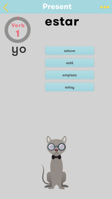 Screenshot #1 pour CatsAndVerbs-Spanish verbs