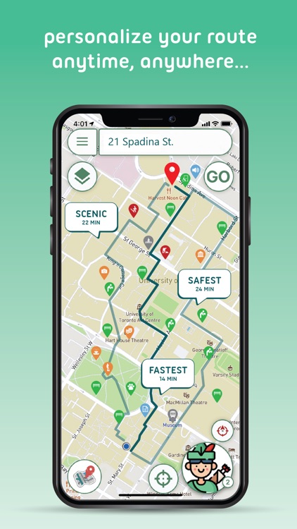 MapinHood: Walking GPS & Maps