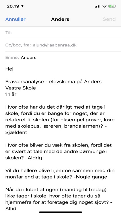 Skole fravær iPhone screenshot-3