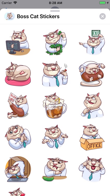 Boss Cat Stickers