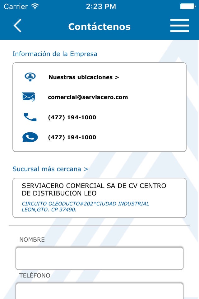 Serviacero Comercial screenshot 3