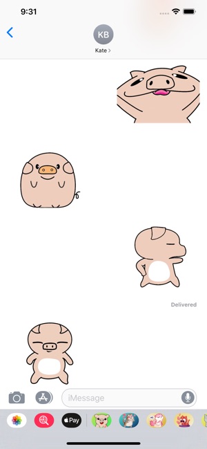 Cute Pig Sticker - dbl(圖3)-速報App