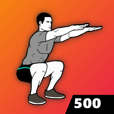 500 Squats - Leg Workout