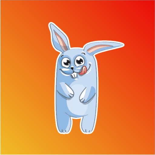 Cute Bunny Sticker fc icon
