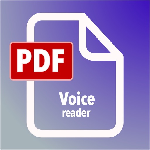 PDF Voice Reader Icon