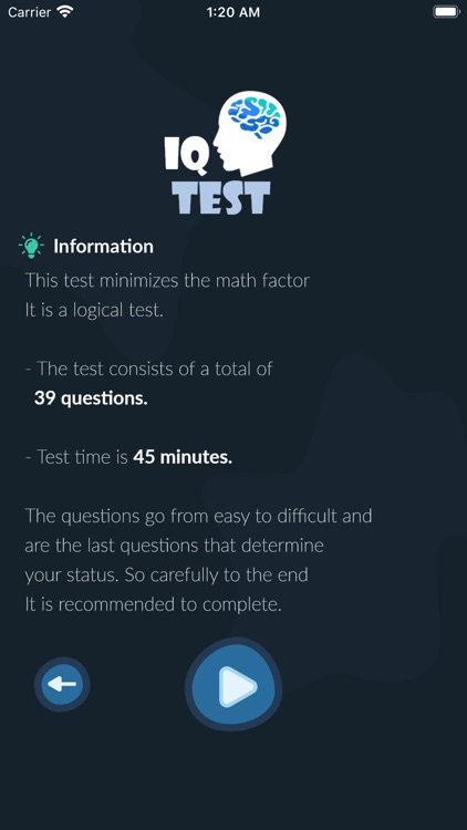 IQ Test - Intelligence Test