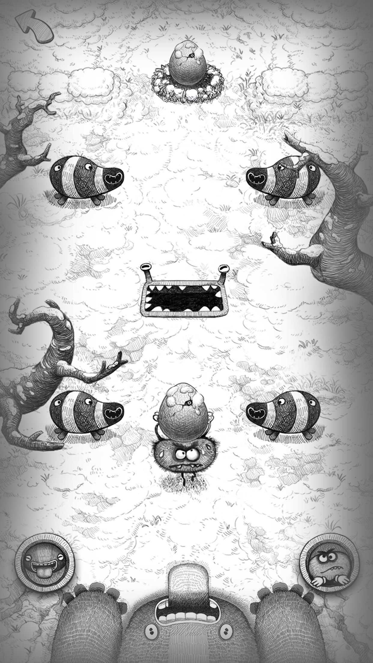 Screenshot do app Bad Hungry Monster
