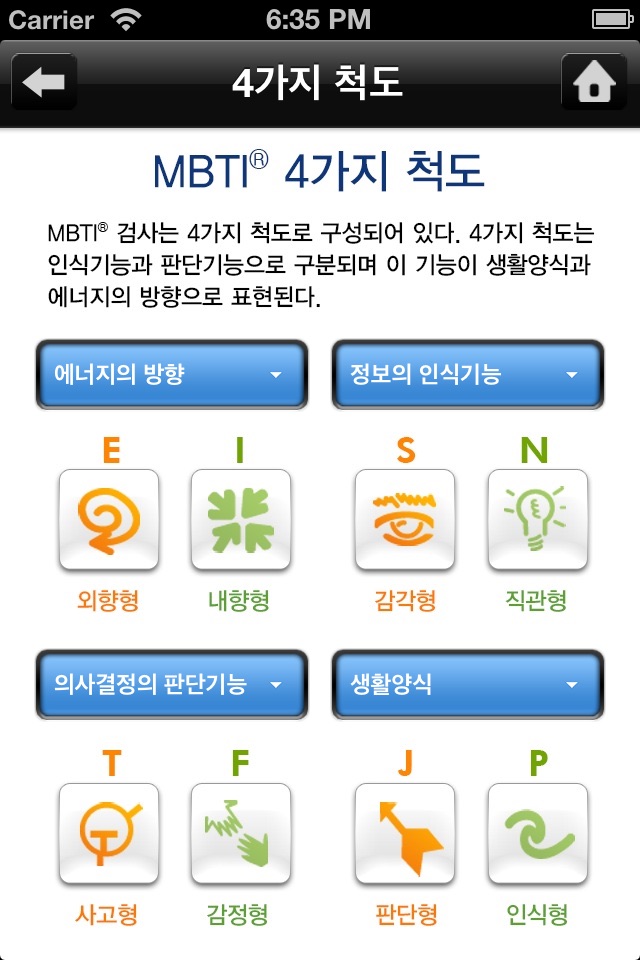 MBTI 성격유형 소개 screenshot 3